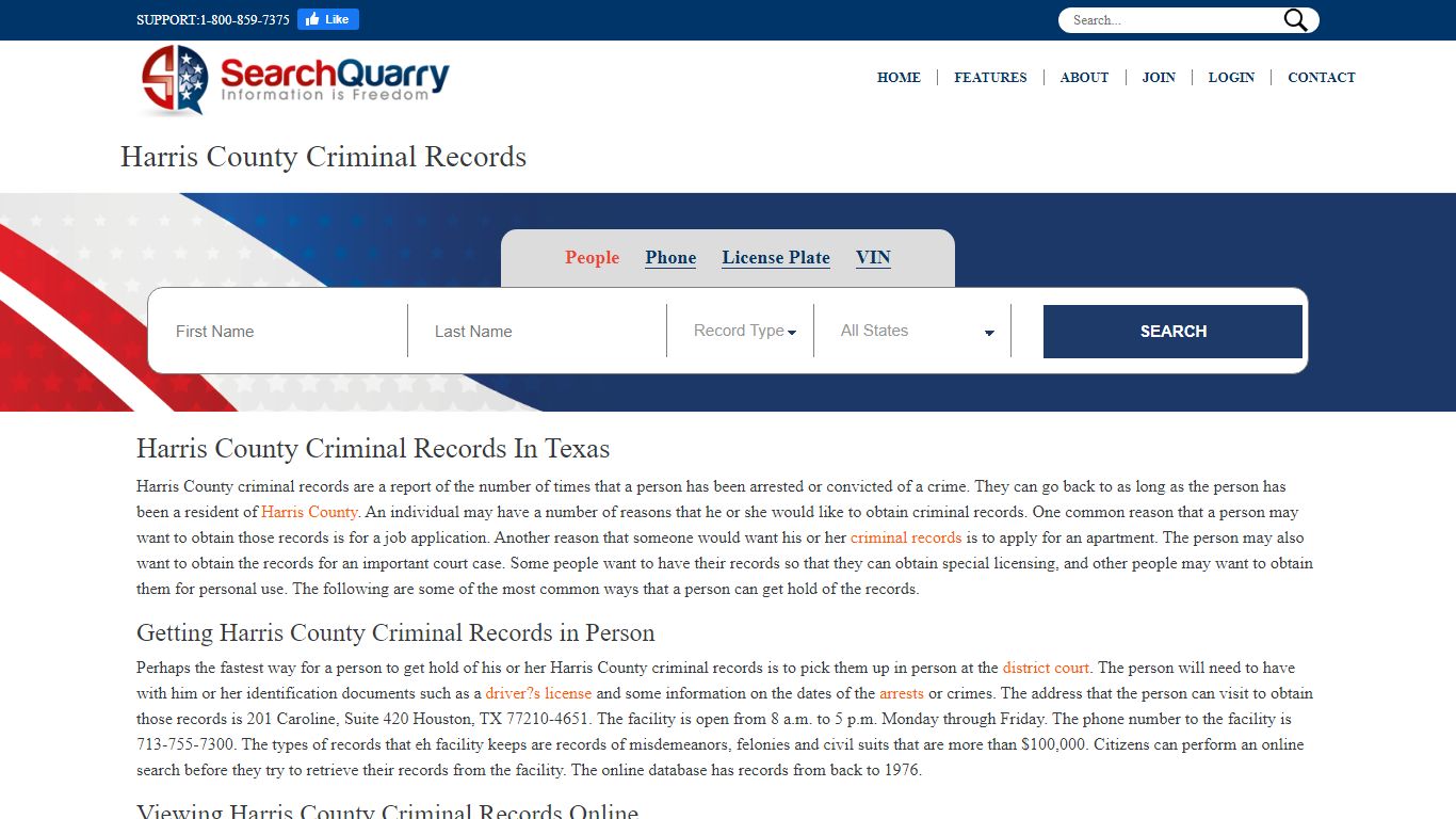 Harris County Criminal Records Search | Enter First ... - SearchQuarry